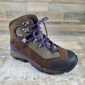 Oboz Bridger Mid Hiking Boots Womens Sz 9 Walnut Plum Lace Up WaterProof